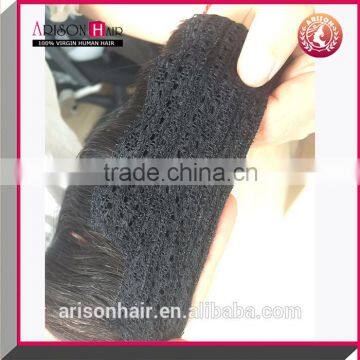 Arison Hair Hot Product Real Peruvian Flip in hair extension virgin human hair extension 8A virgin remy flip in hair extension