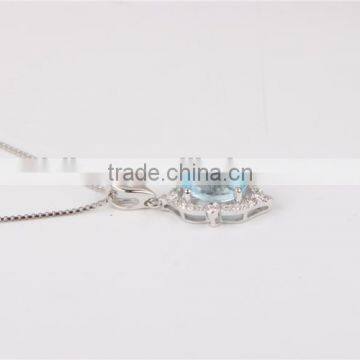 Wholesale Luxurious American Diamond 18K Gold Jewelry Necklace photo-4