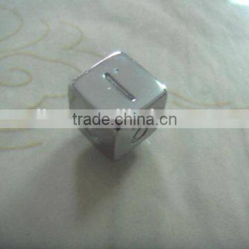 16MM Square Polyhedron D6 ABS Plating Silvery,coppery,golden Dice , 4.4g/pcs Electroplate Dice Surface Coating photo-3