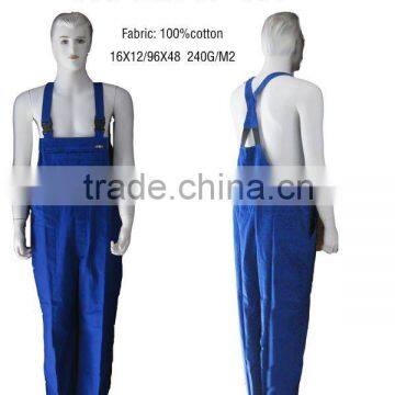 work overall bib pant