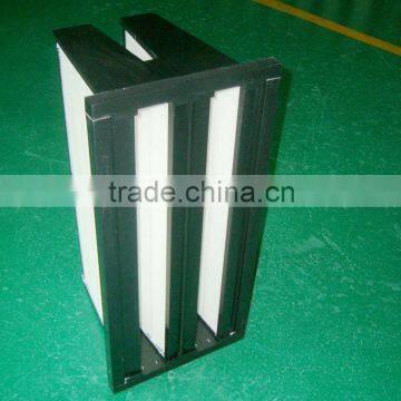 F9 2 V shape HEPA filter for air handling unit