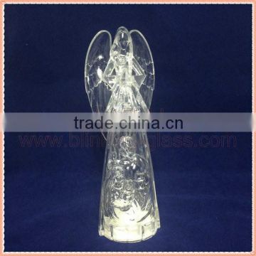 2015 hotsale Various ps Led decoration crystal angel window light