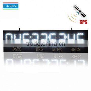 8 digits countdown sport timer wall stopwatch