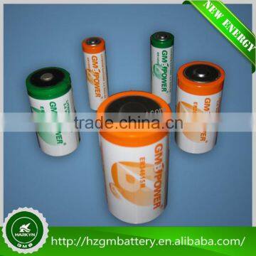 high capacity long life cylindrical 3.6V lithium Battery / ER batteries