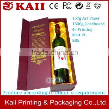 reliable supplier of wine glass cardboard gift box, foldable gift box, window gift box in China