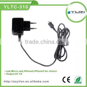 Hot sales travel charger smart phone wall socket with usb