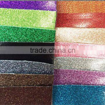 PU Glitter Leather Rexine pu leather from Chinese Factory with Cheap Price in good quality