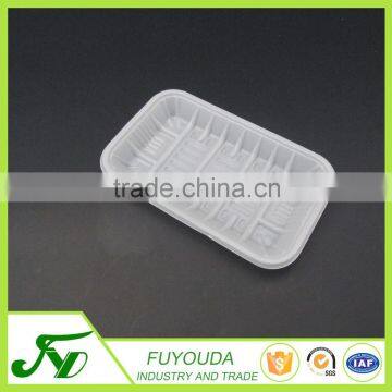 Disposable clear PP plastic 1912 blister tray for fruit and vegetable tray