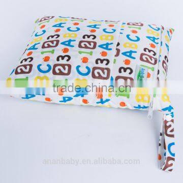 AnAnBaby Printed Pul Fabric Baby Diaper Bags With Zipper photo-2