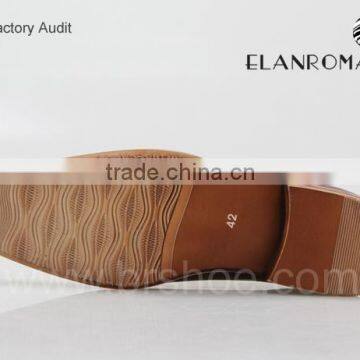 Custom England Style Genuine Cow Leather Oxford Mature Tan Men Dress Shoes photo-5