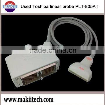 used Toshiba ultrasound linear probe PLT-805AT doppler color transducer