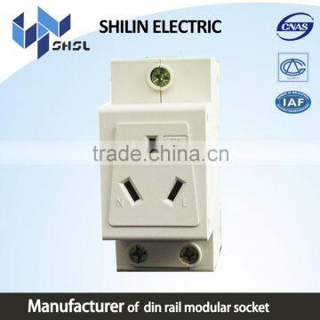 SBTA1 AC30 din rail modular socket three pole and 16 amp