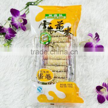 150g,Uncle pop Snow egg rolls ,peanut flavor