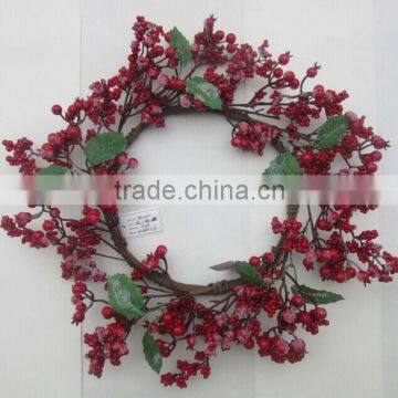 Natural artificial pine cone christmas wreaths in hot sale