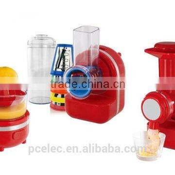 new arrival new design 3 in 1 food processor, ice cream maker,salad maker,citrus juicer