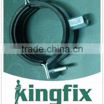 pipe clamp with m8+10 complex nut and rubber