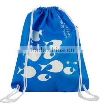 Polyester drawstring backpack, shoe bag