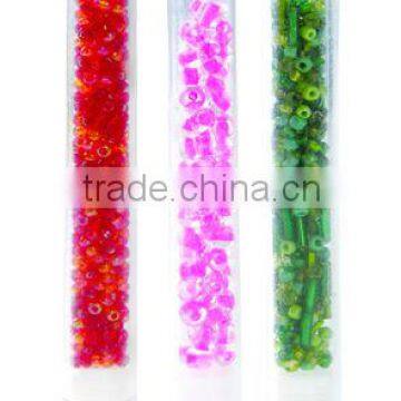 Jewelry plastic vials Transparent Acrylic Vials Without Hang Cap