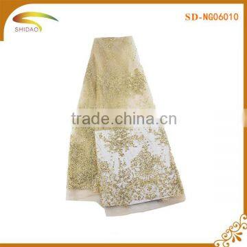 Beautiful wholesale garment accessories guipure lace keyhole fabric african top wedding dresses short