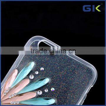 [GGIT] Fashion With Glass Diamond Transparent TPU Phone Case For IPhone 6 Cover photo-5