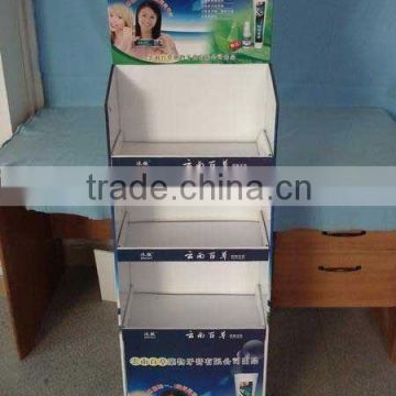 corrugated counter display stand