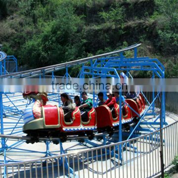 Outdoor playground children rides slide dragon