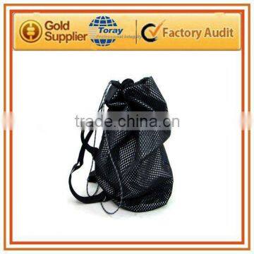 Polyester drawstring net mesh bag