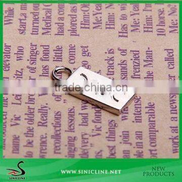 Sinicline New Silver Brand Logo Metal Tag for Bag