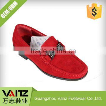 Fashion Boys Red Black Soft SUEDE PU Handsome Dress Shoes Casual