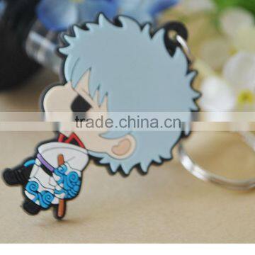 2D Rubber Keychain, Custom PVC Keyring, PVC Keychain