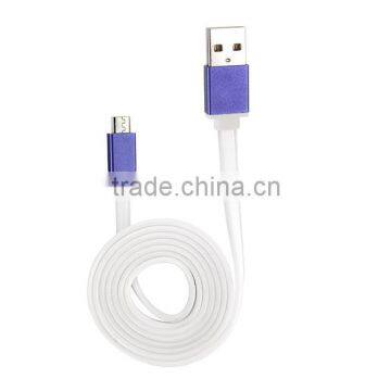 Flat Micro USB Cable Bulk for Samsung Huawei Android system Phone