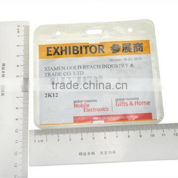 Clear PVC Name Badge Holder for Fair photo-2