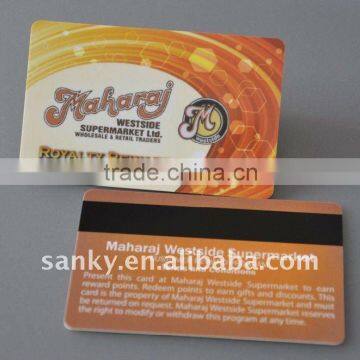 Full Color Printing Magnetic card with black background