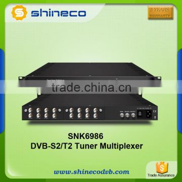 DVB-S2/T2 To Video Multiplexer