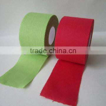 Premium breathable strong stickness zinc oxide rigid sports strapping tape cotton athletic tape CE/FDA/ISO (SY)