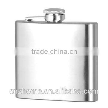 7oz Stainless Steel Hip Flask with laser engraving logo