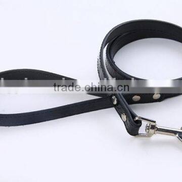 2014 hot sell leather dog leashes and collars