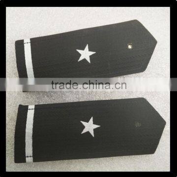 one two three gold stars embroidered shoulder aboard/Handmade Fashion cheap shoulder/fashion epaulettes