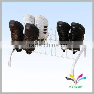 New design high quality metal wire decorative retail shoe display rack