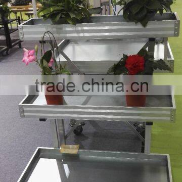 Aluminium show platform, flower display shelf