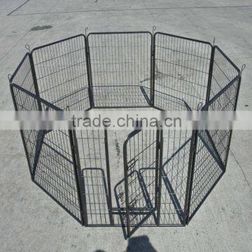 8 panel large steel iron heavy duty dog cage