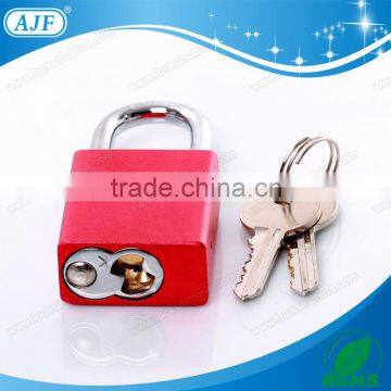 AJF Newest High Quality Red Aluminium Key Lock Safe