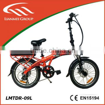 2014 new folding bicycle electric 20" in china