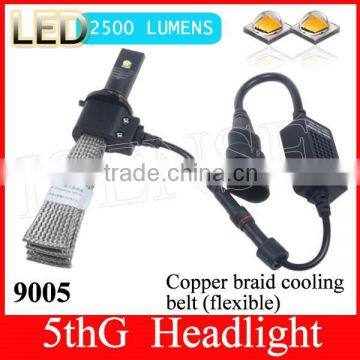 5000LM no Fan H1 H3 880 881 9005 9006 5th Generation G5 LED Headlight Led Lighting Bulb