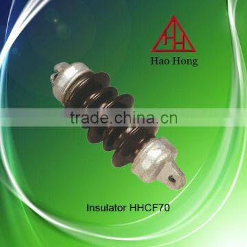 Hot sale glazed Long Rod Electric ceramic Insulator high voltage
