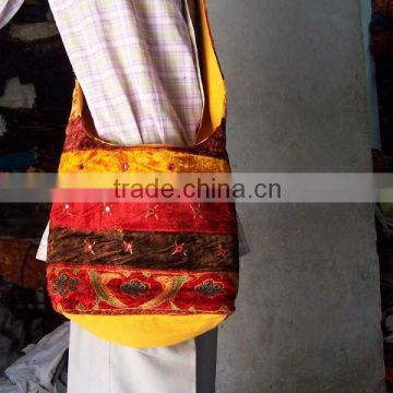 Indian Hand Embriodery Mirror work Bohemian Handbags