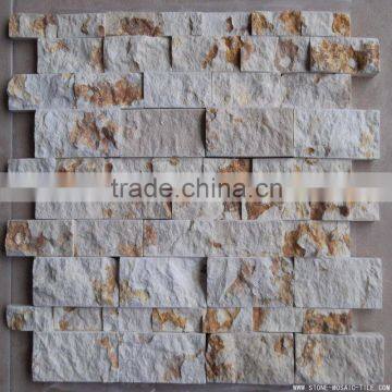 Natural split sunny beige mosaic tile