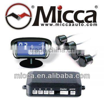 Sistema Sensores de Estacionamiento con Pantalla LCD con Luz de Fondo en Azul, 4 sensores de retroceso, Avisos de Buzzer(PS322)