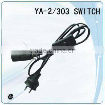 Australia 2 pin Extension POWER CORD with switch Made in China