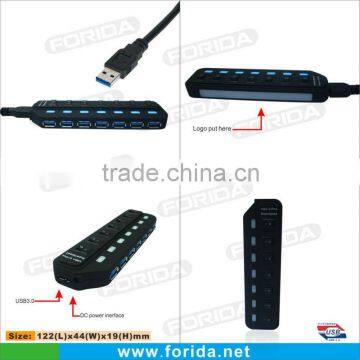 External /internal Super speed hot item-usb 3.0 7 port switch hub